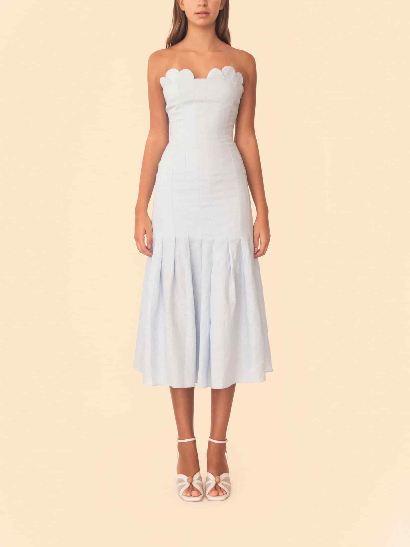 ELEA DRESS ICE BLUE - miniatura 2