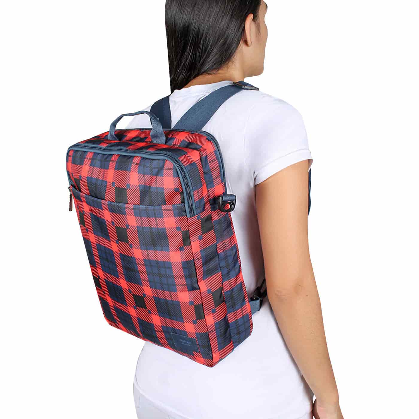 Bolso Manos Libres Convertible a Morral Citybags ULTRA Royal - miniatura 4