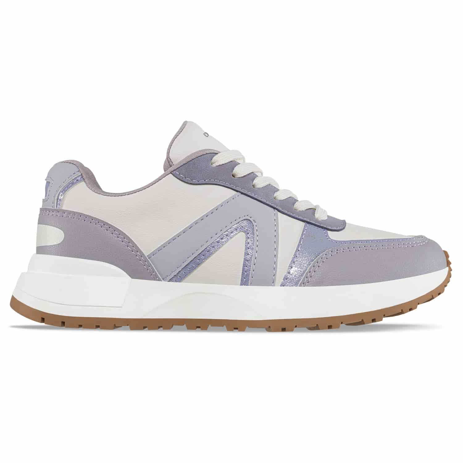 Tenis Urbanos Bekir Blanco-Lila Croydon Para Mujer - miniatura 2