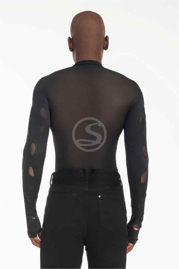 Mesh Holes Negro Santísimas Men Ref. S-632 - miniatura 2