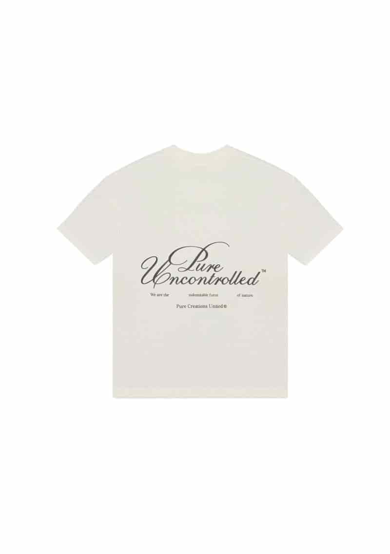 Uncontrolled cream t-shirt - miniatura 1
