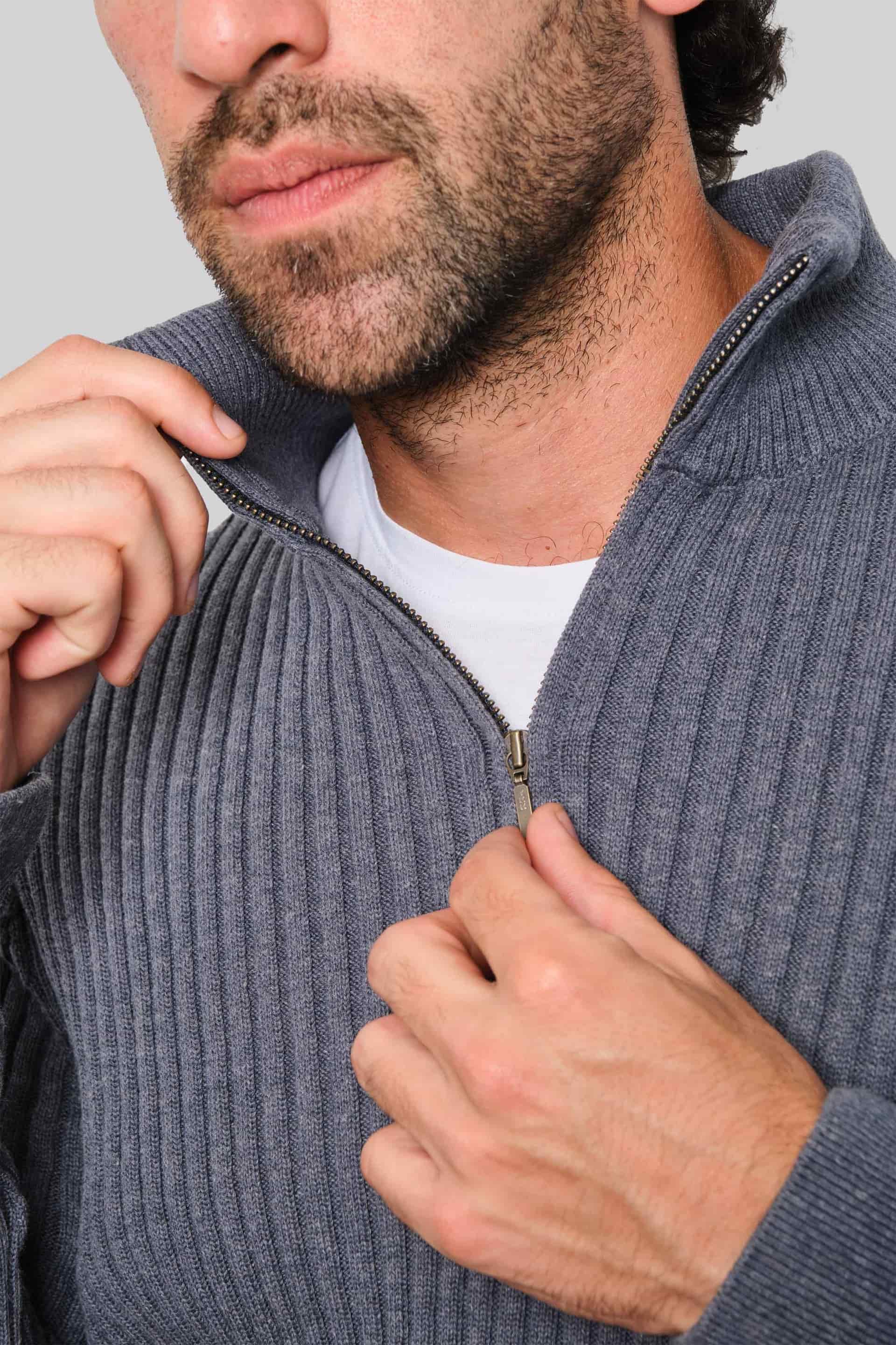 SACO LINED HALF ZIP MIDNIGHT - miniatura 2