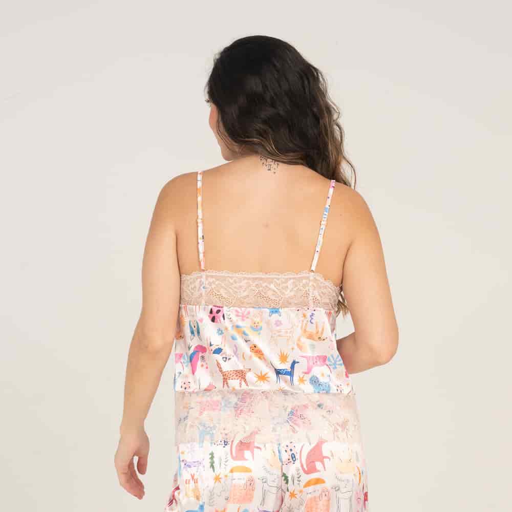 Camisa Satin Tiras Felicidad - miniatura 2