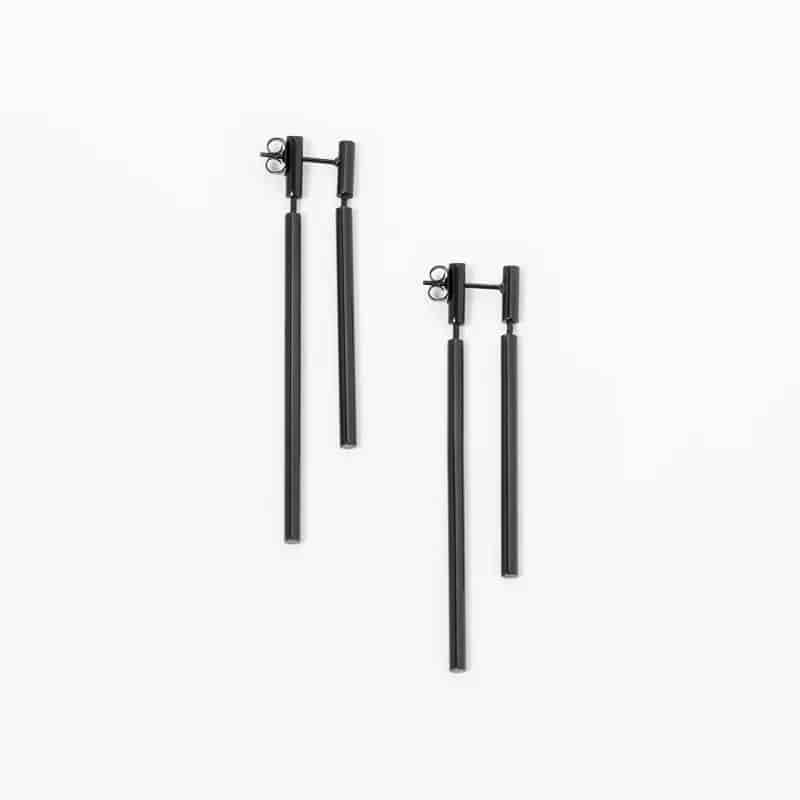 Aretes Ravdo Plateado - miniatura 2