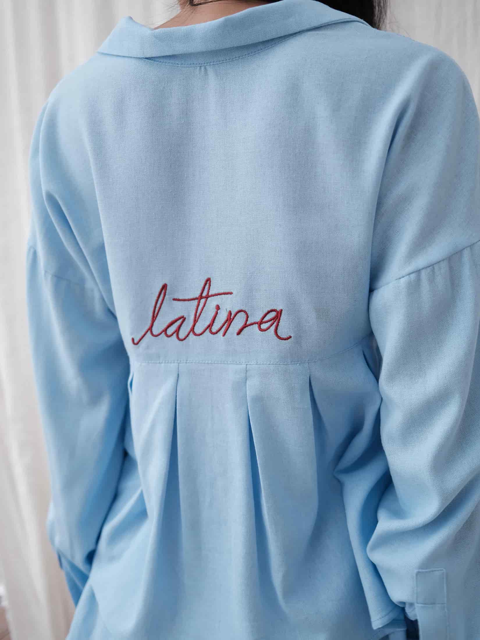 Camisera Celia Celeste - miniatura 5