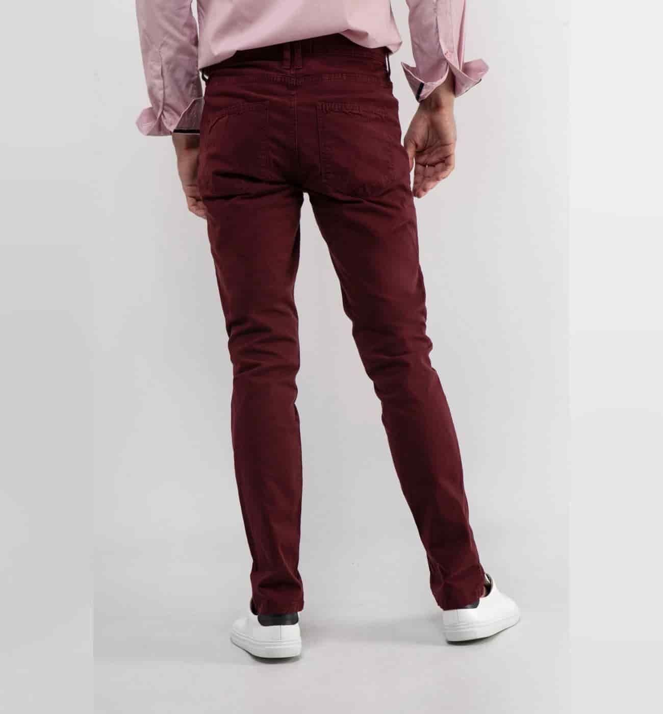 Pantalon Slim Vino - miniatura 2
