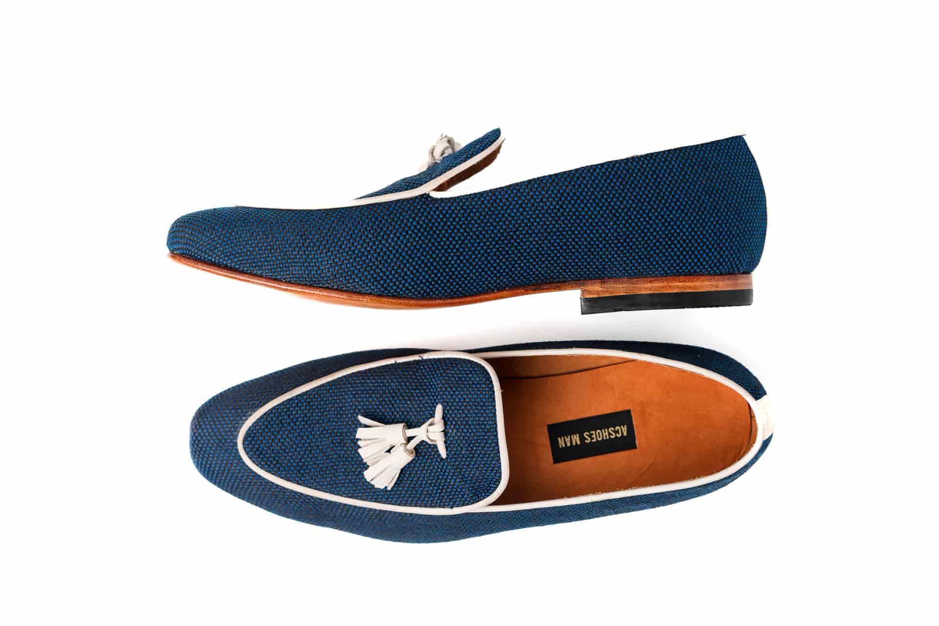 Loafers Rafia Azul - miniatura 3