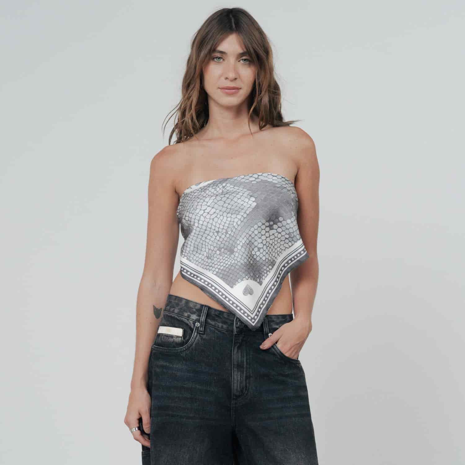 Python Bandana - Gray - miniatura 2