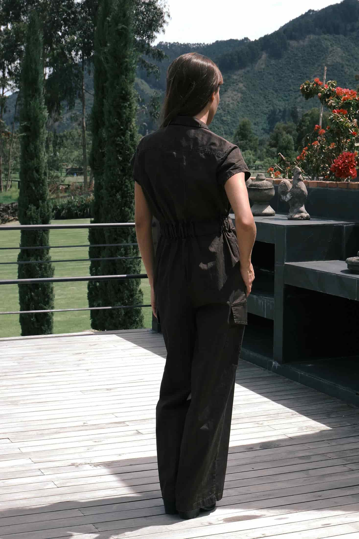 Organic Cotton Cargo Jumpsuit - miniatura 8