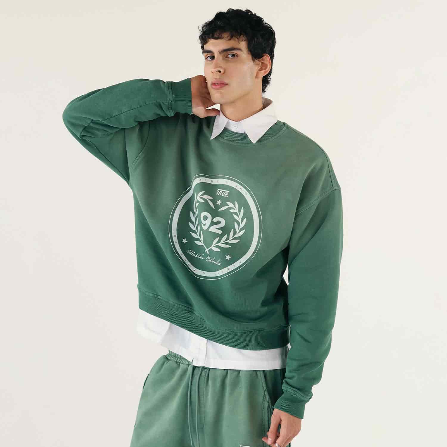 One Pulse Crewneck - Gradient Green - miniatura 7