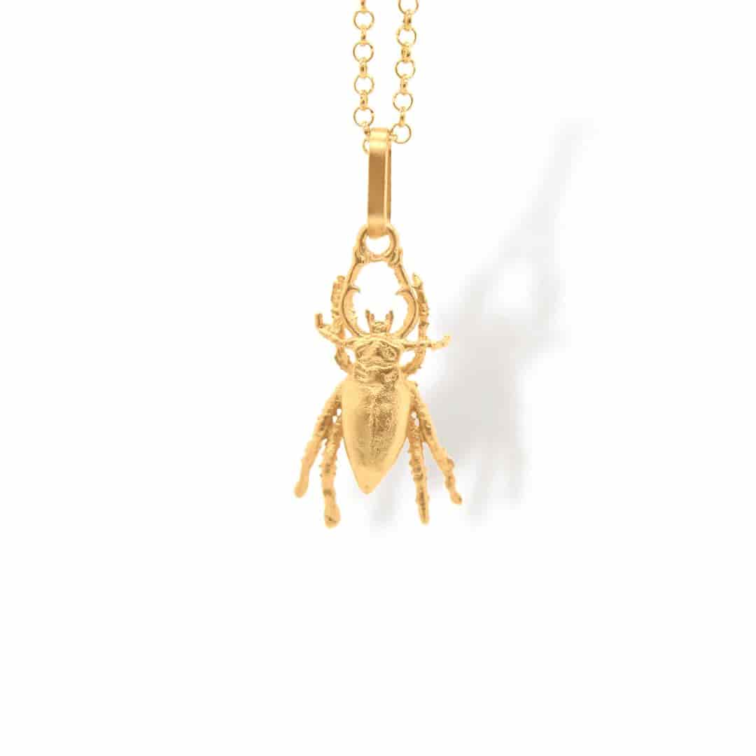 Cadena con escarabajo pequeño - miniatura 2