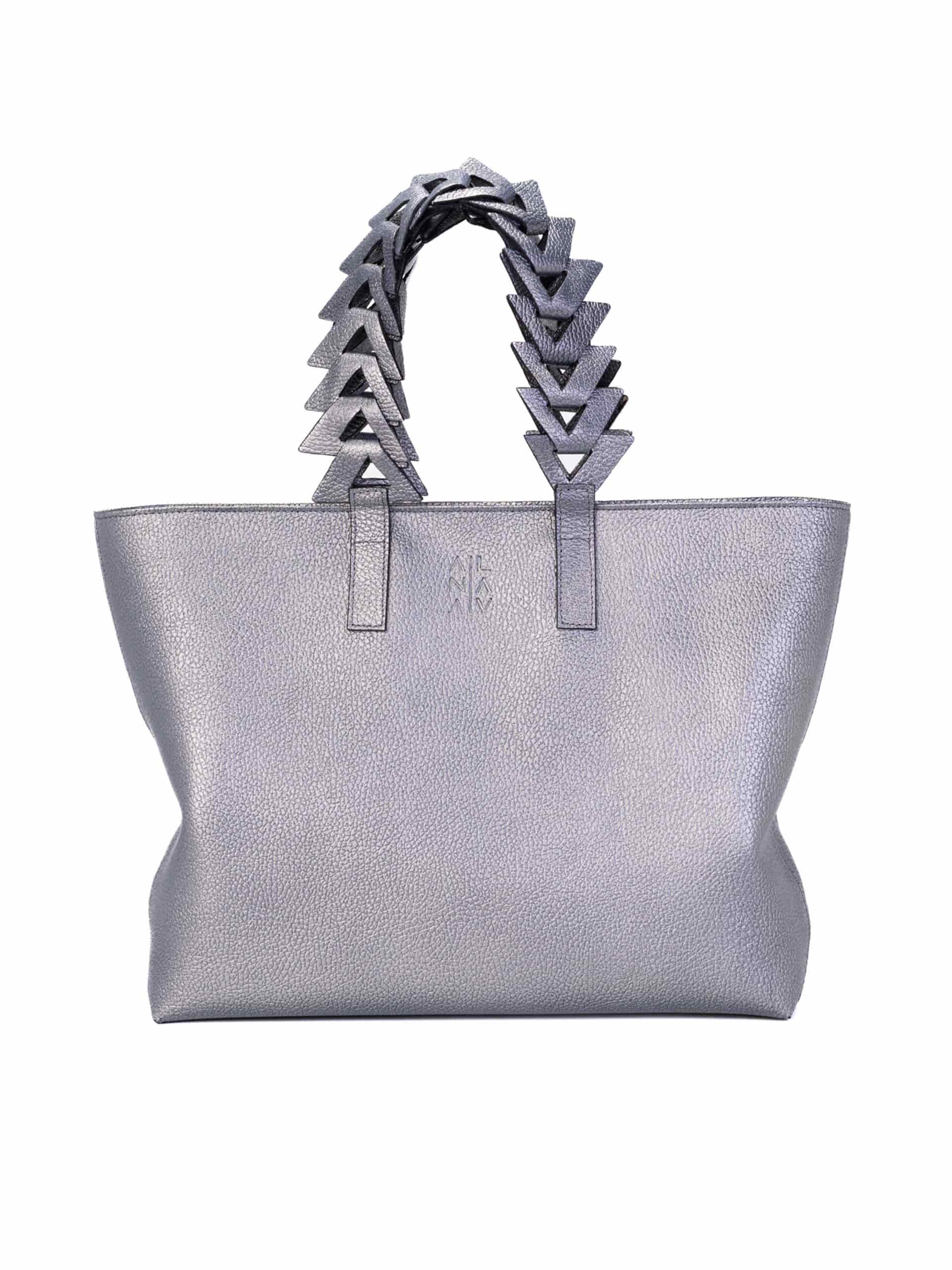 Caro  Laptop Tote Plateado 14" - miniatura 1
