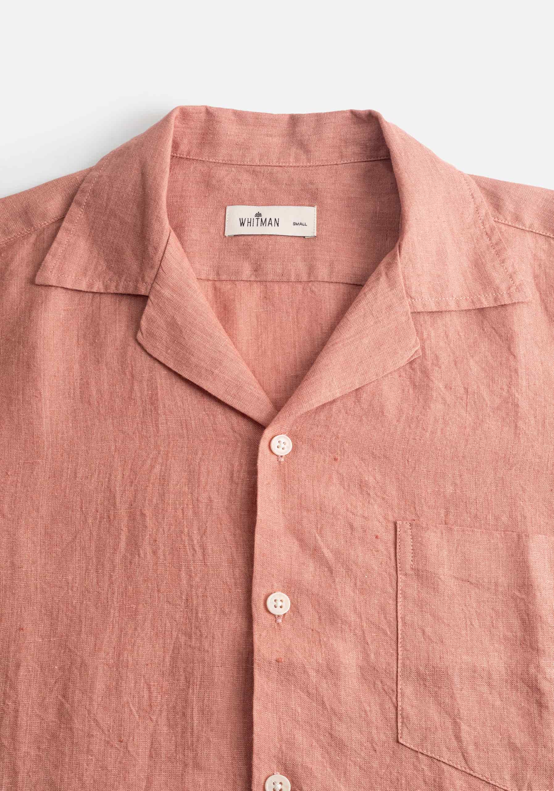 Camisa Lino Malawi Palo De Rosa - miniatura 3