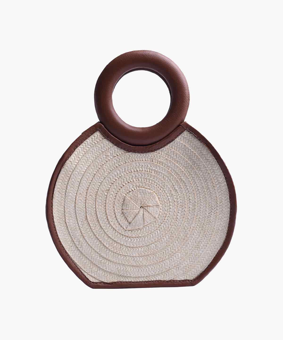 Zenú in Raffia and Leather - miniatura 1