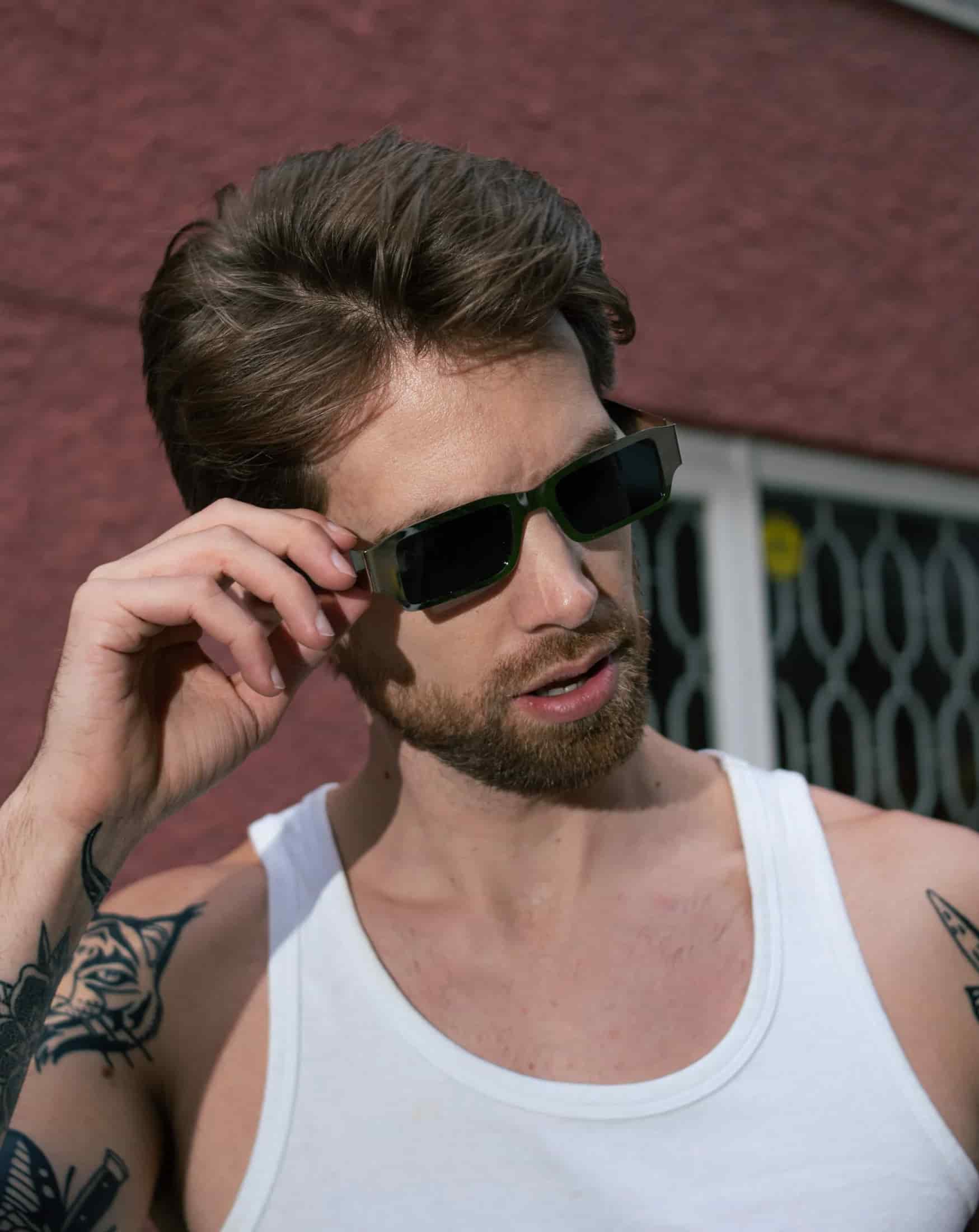 HENDRIX SUNGLASSES - GOLDEN/BLACK - miniatura 4