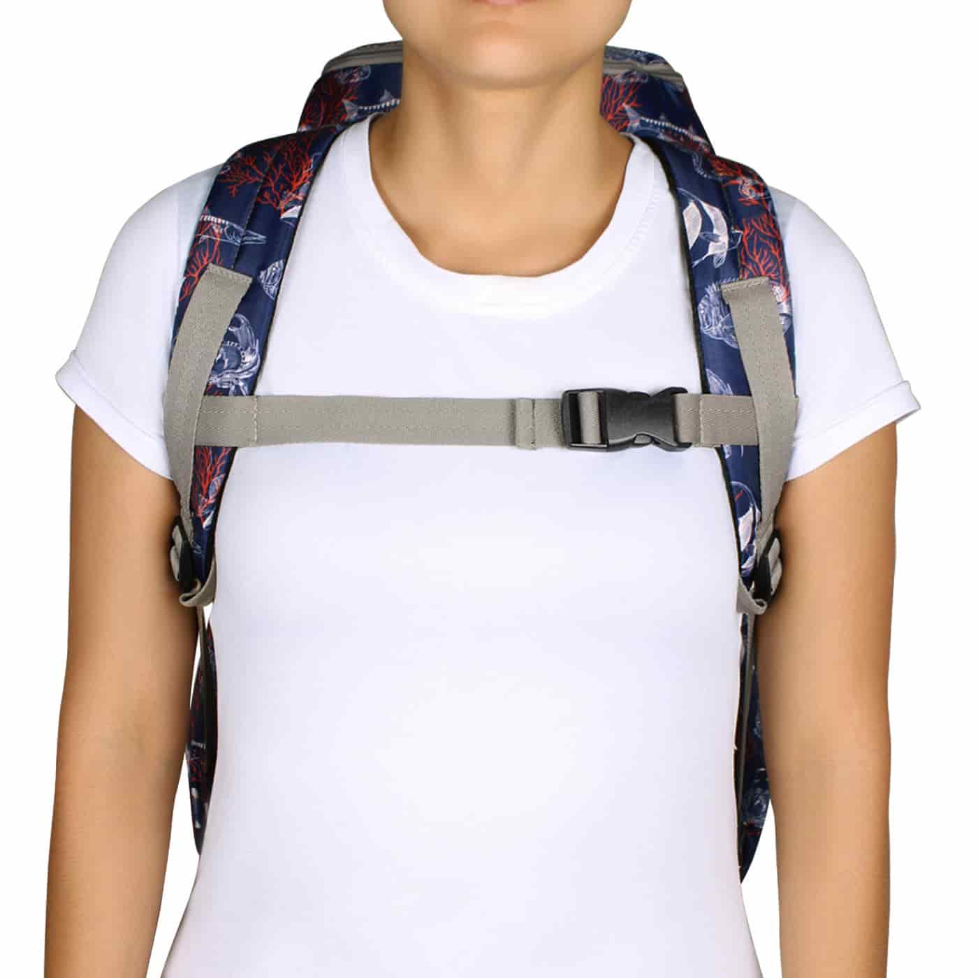 Morral Viajero ULTRA Plegable Estampado Vida Citybags Multicolor - miniatura 6