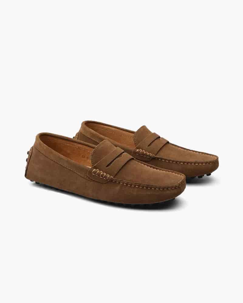 Suede Driver Loafers - miniatura 3
