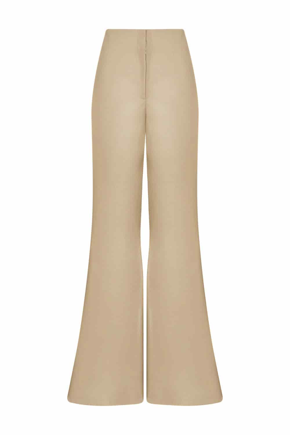 Pantalón Carlota Beige cuerina - miniatura 2