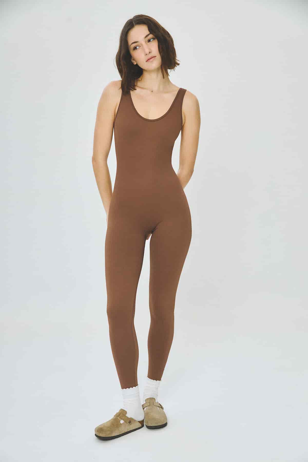 SEAMLESS ONESIE CHOCOLATE - miniatura 1