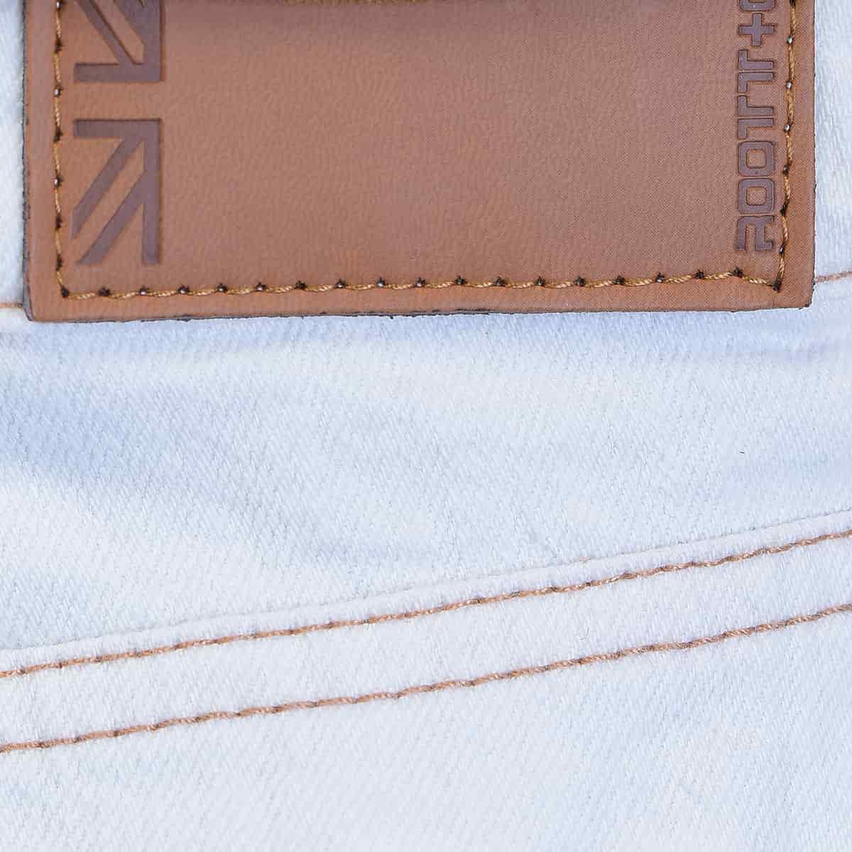 Short Blanco Denim Mujer - miniatura 7
