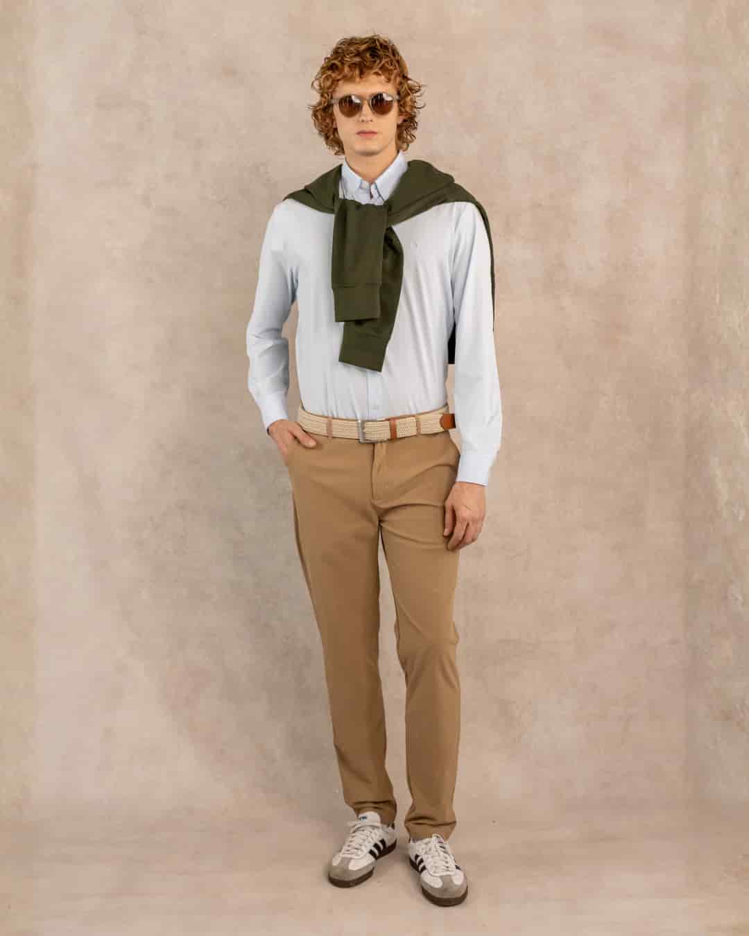 Pantalon Performance Antimanchas Camel - miniatura 2