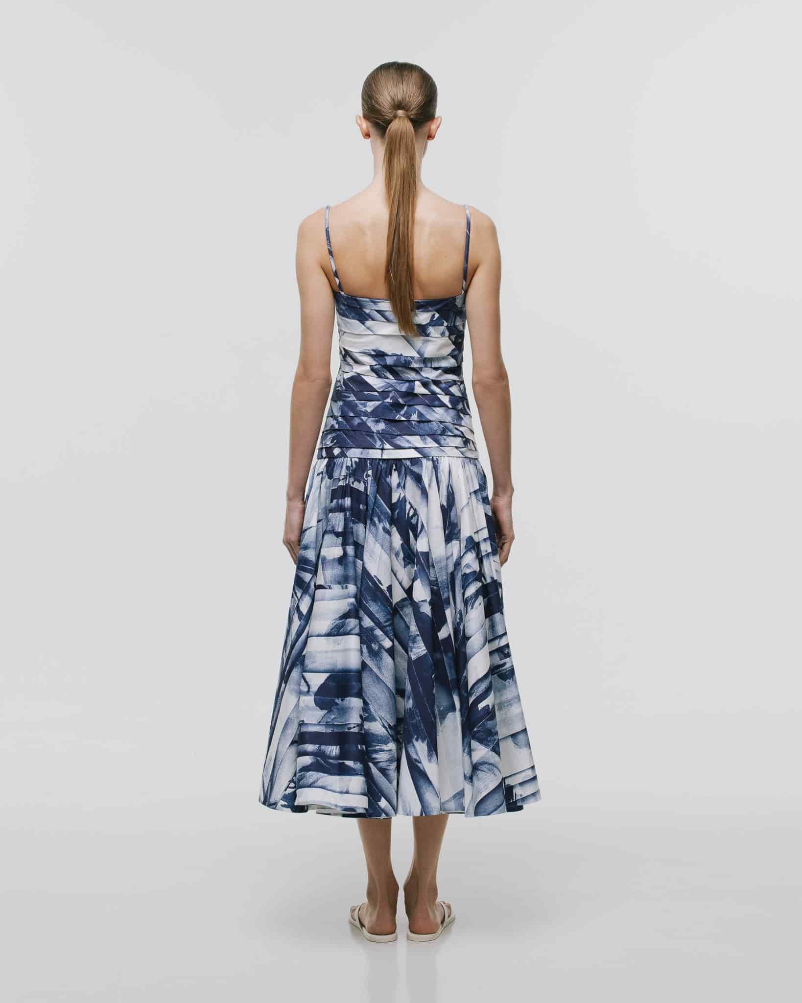 'TRAZOS' MIDI DRESS - miniatura 2