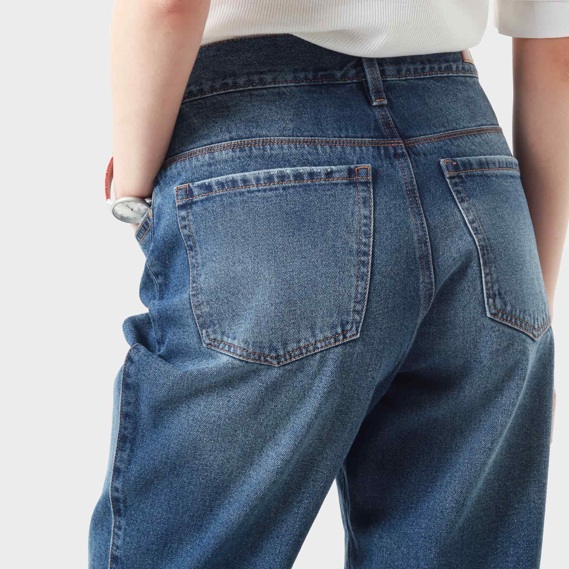 Jean Tiro Alto Bota Skinny Crop - miniatura 5