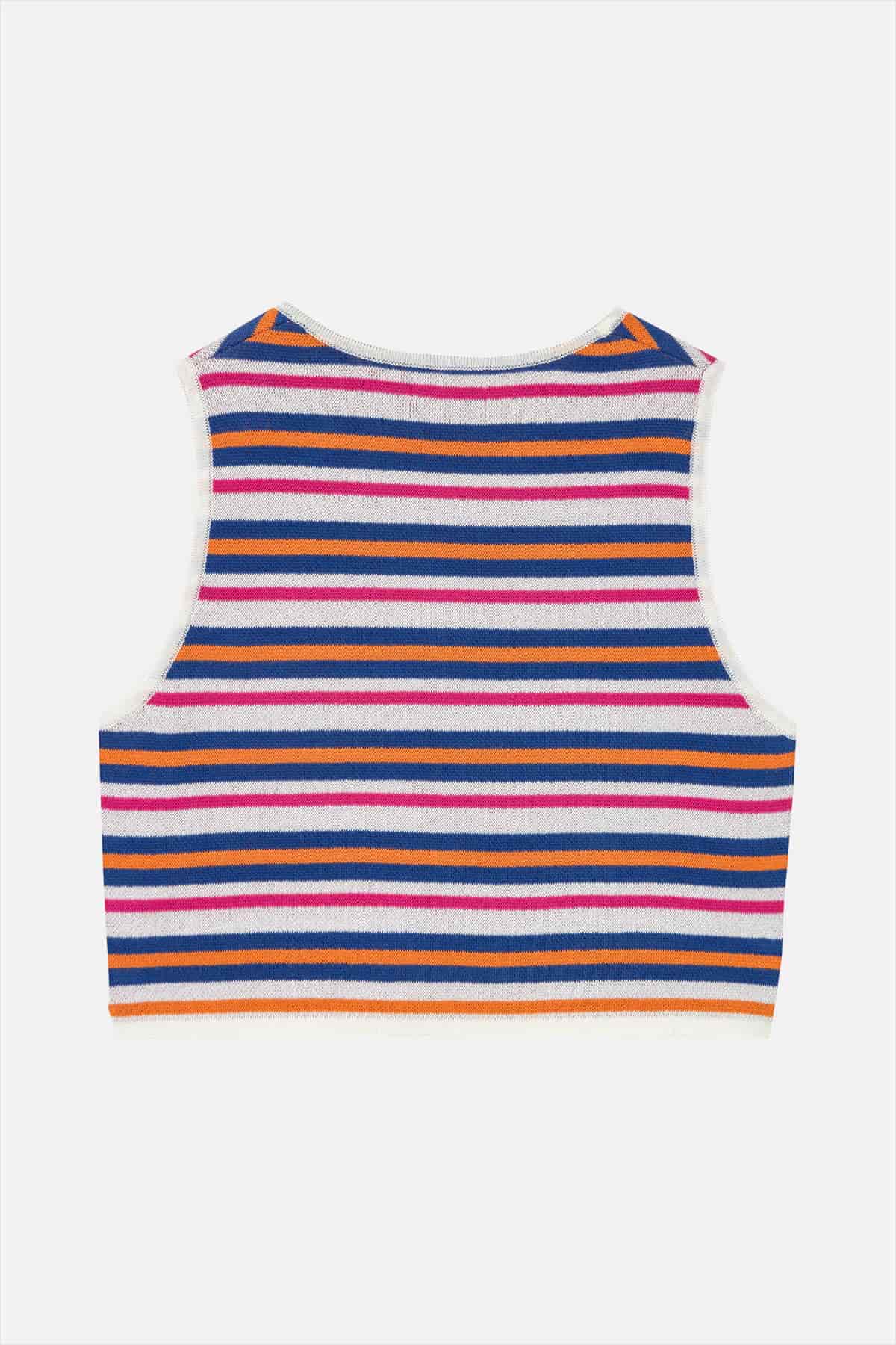 TROPICAL STRIPE TOP - miniatura 13
