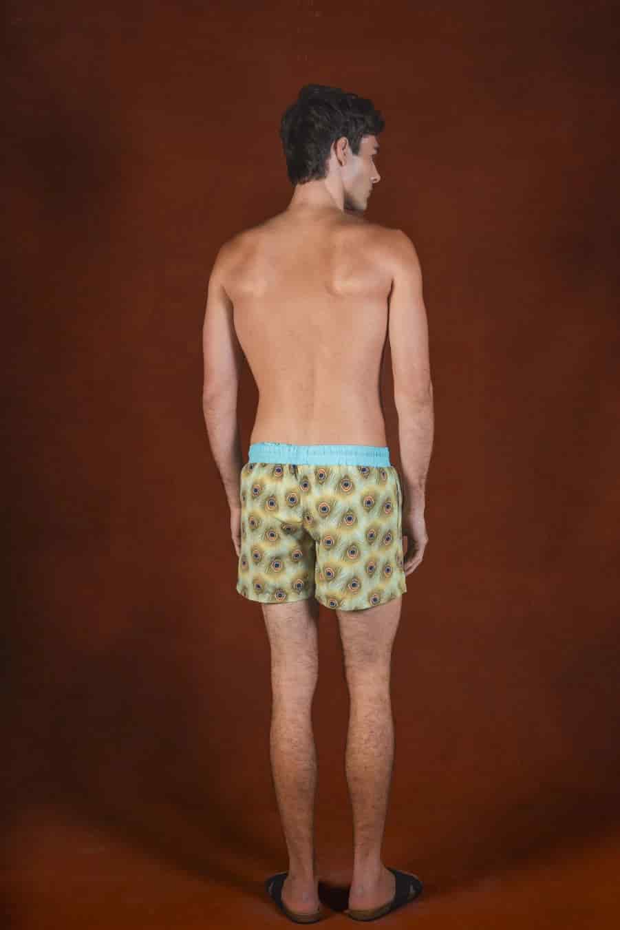 Men's Sacre polyester swim trunks - miniatura 2