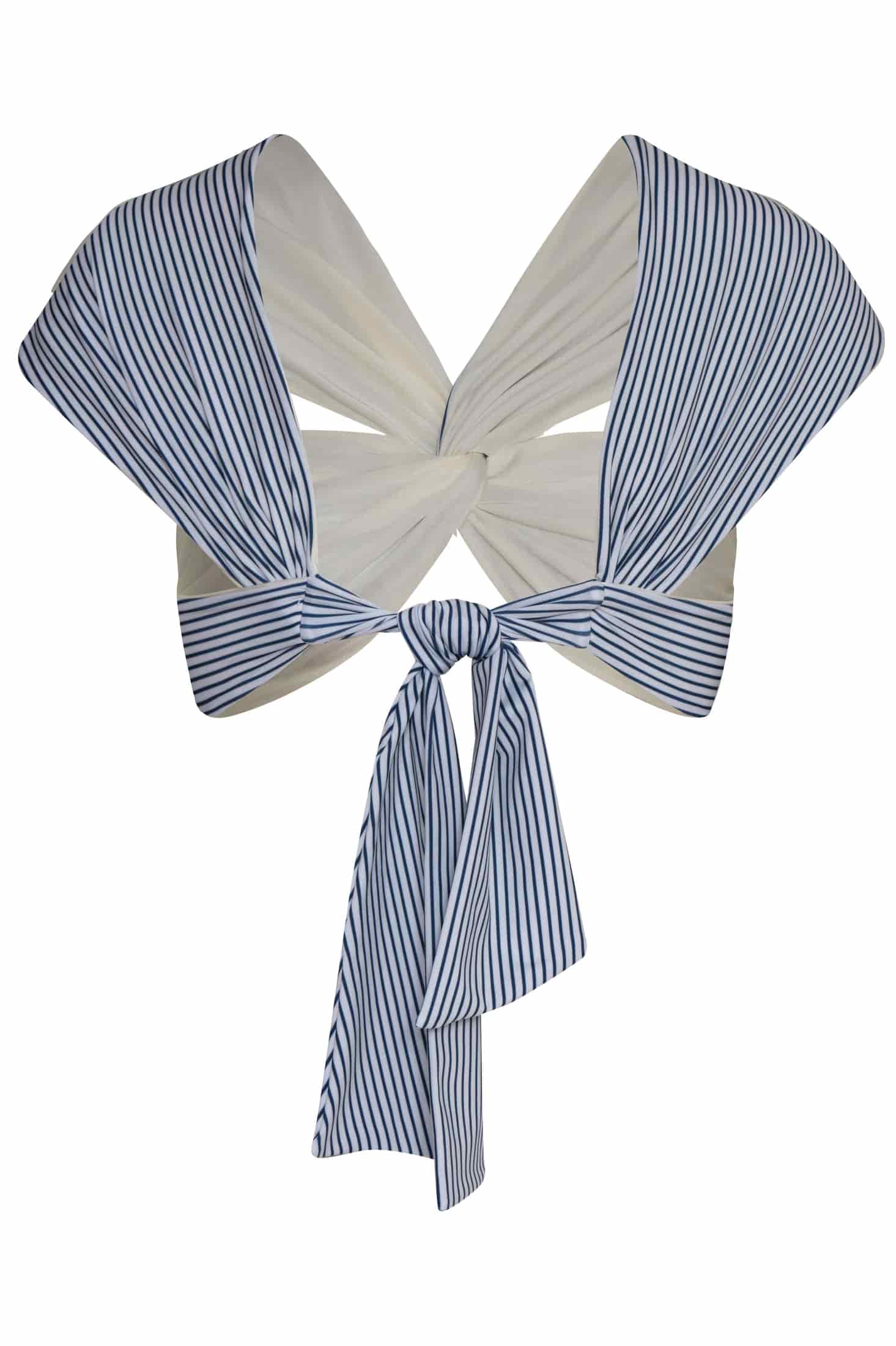 Iris Top / Navy Stripes - Ivory - miniatura 3