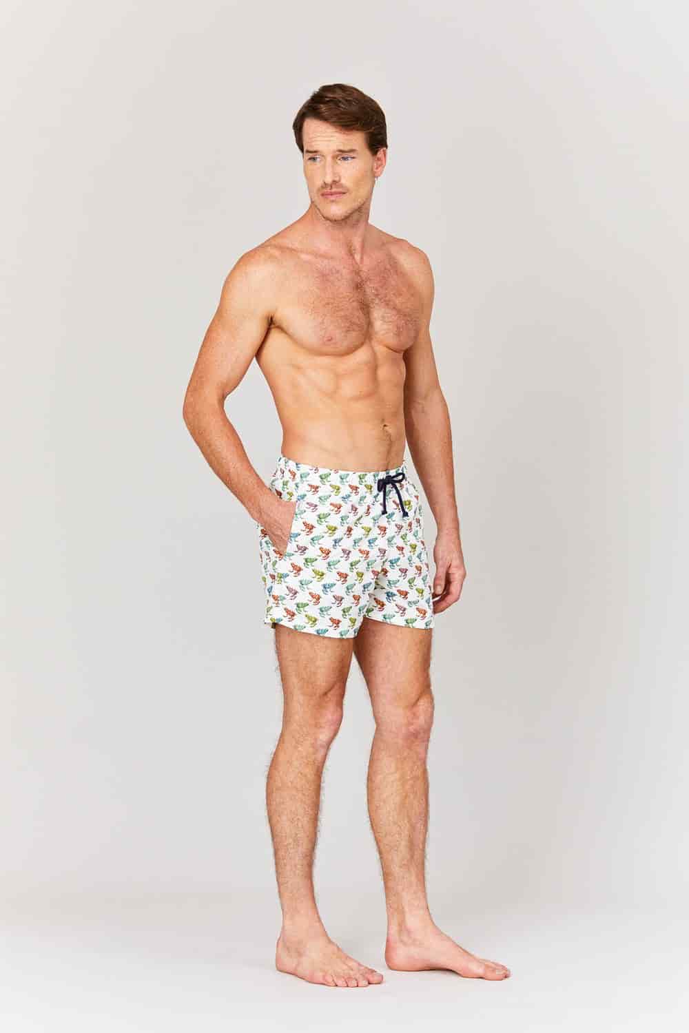 Men's swim trunk small frogs - miniatura 3