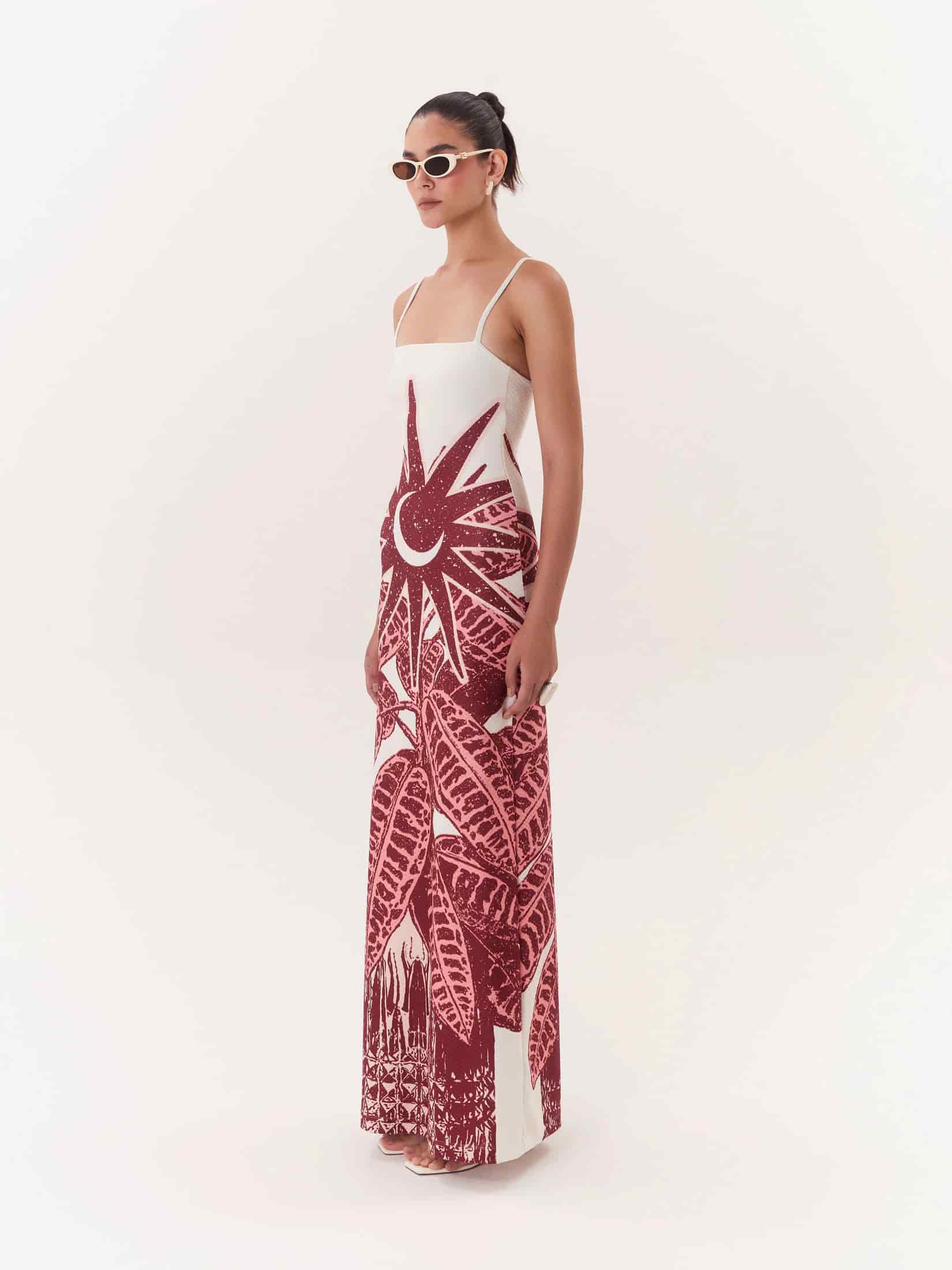 Maxi Dress Solar - Vino - miniatura 2