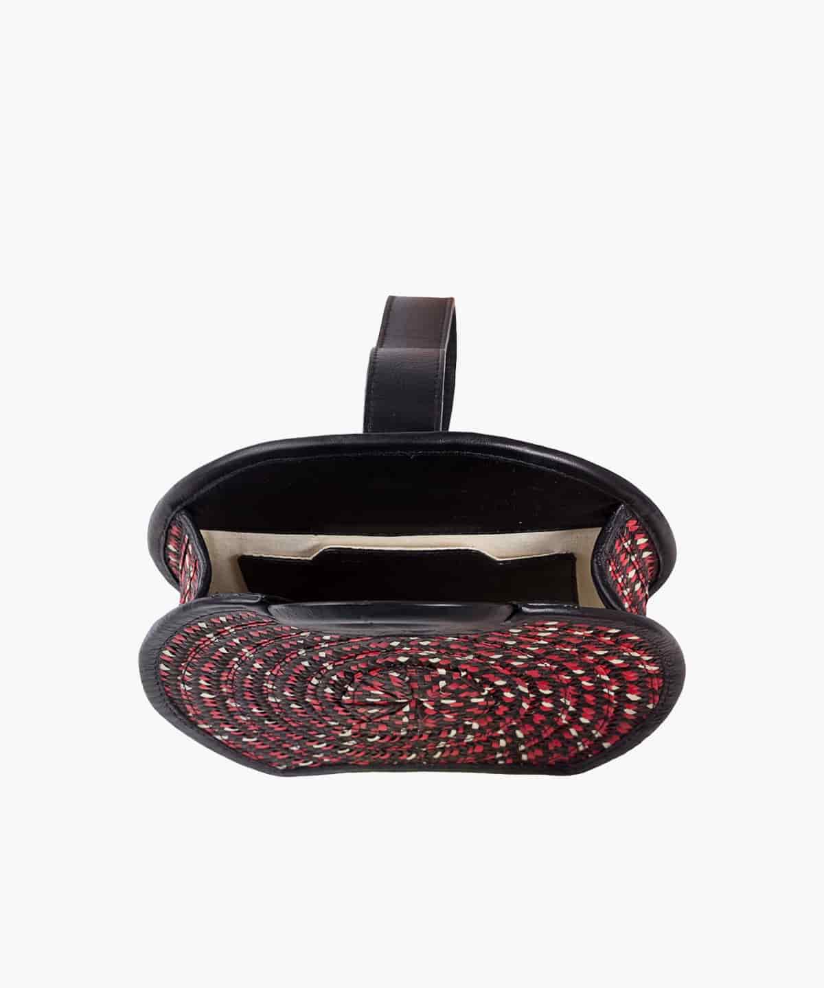Manexca Mini in Raffia and Leather - miniatura 3