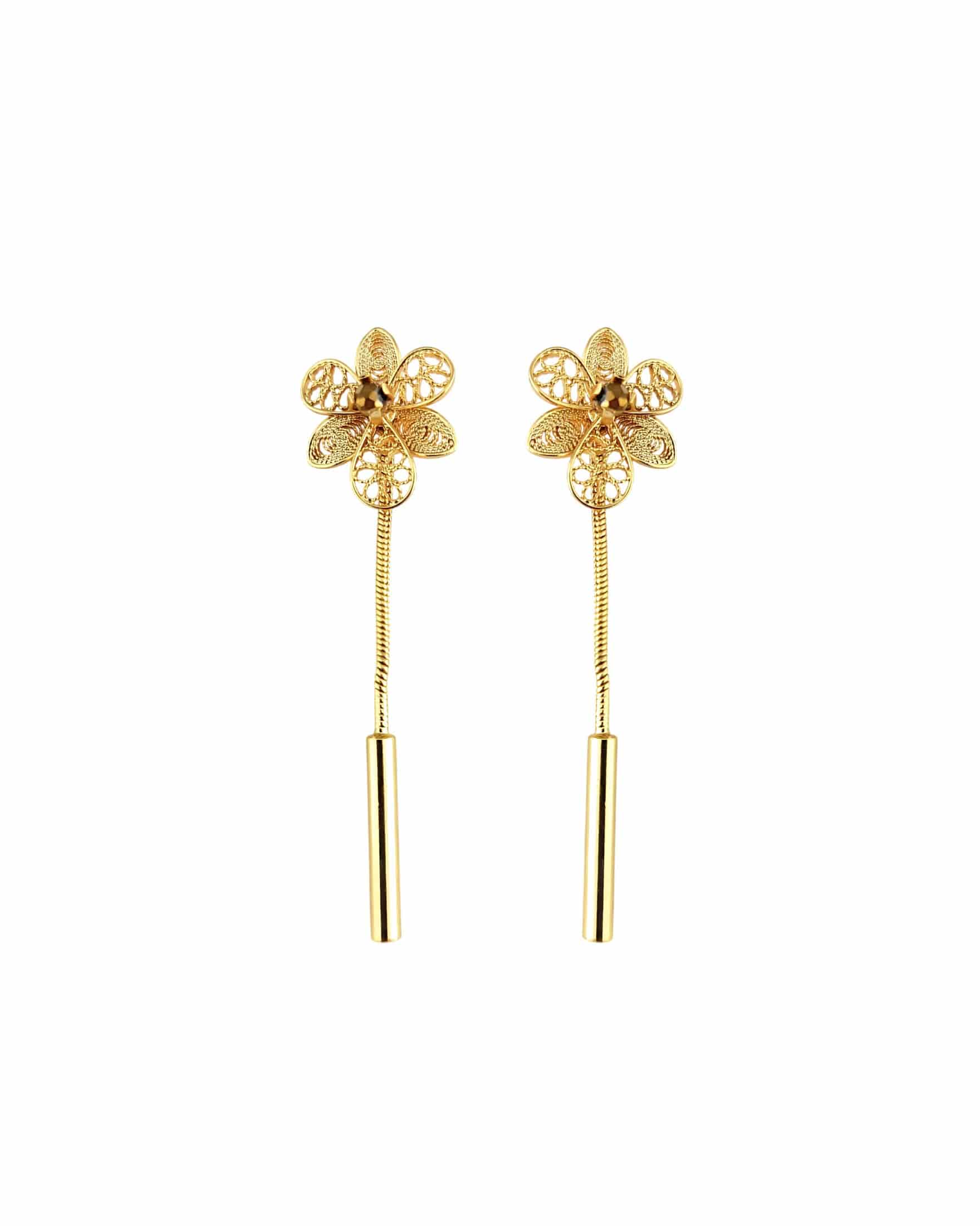 Aretes filigrana doble función Esther - miniatura 1