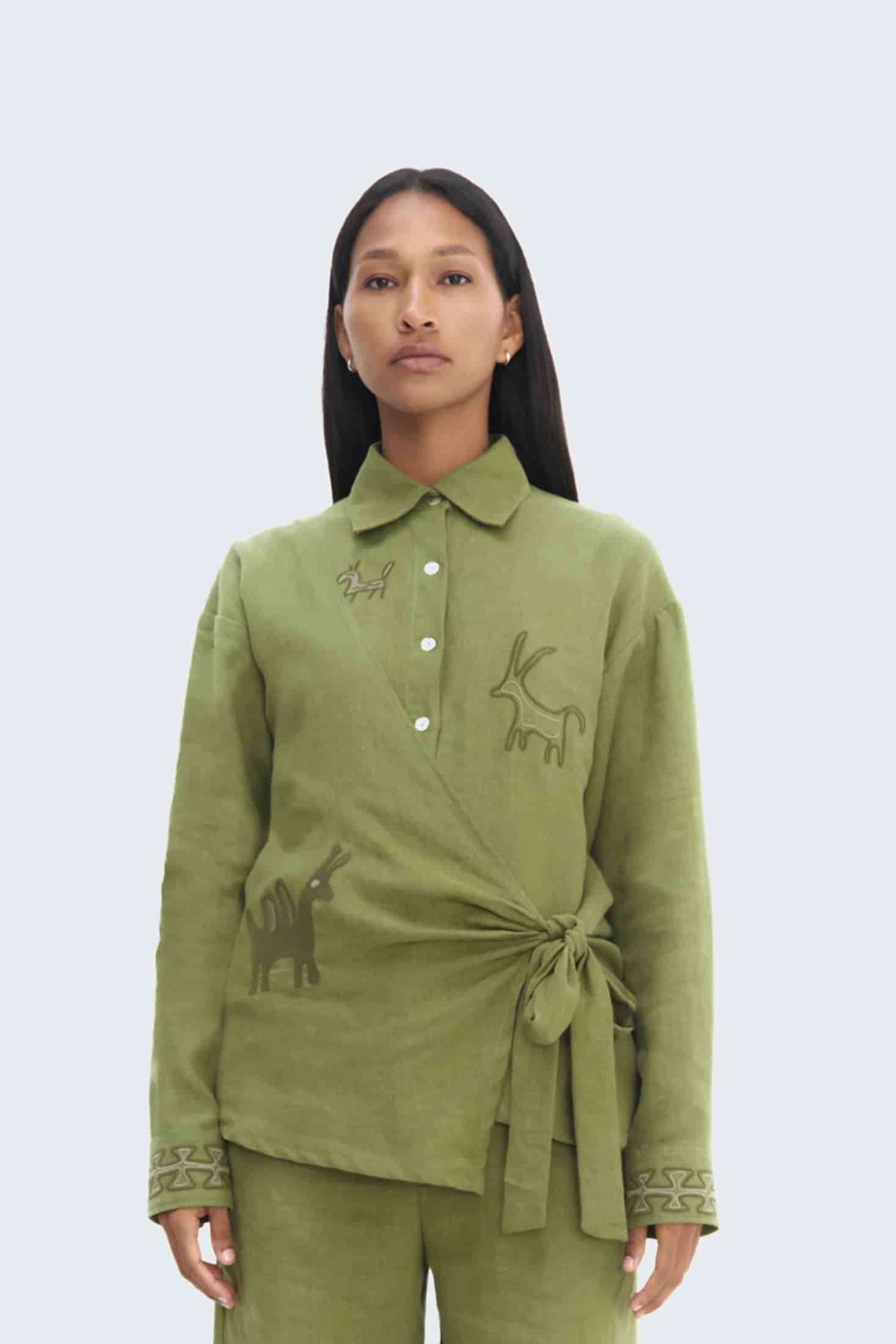 Blusa Cruzada Pilche - miniatura 1
