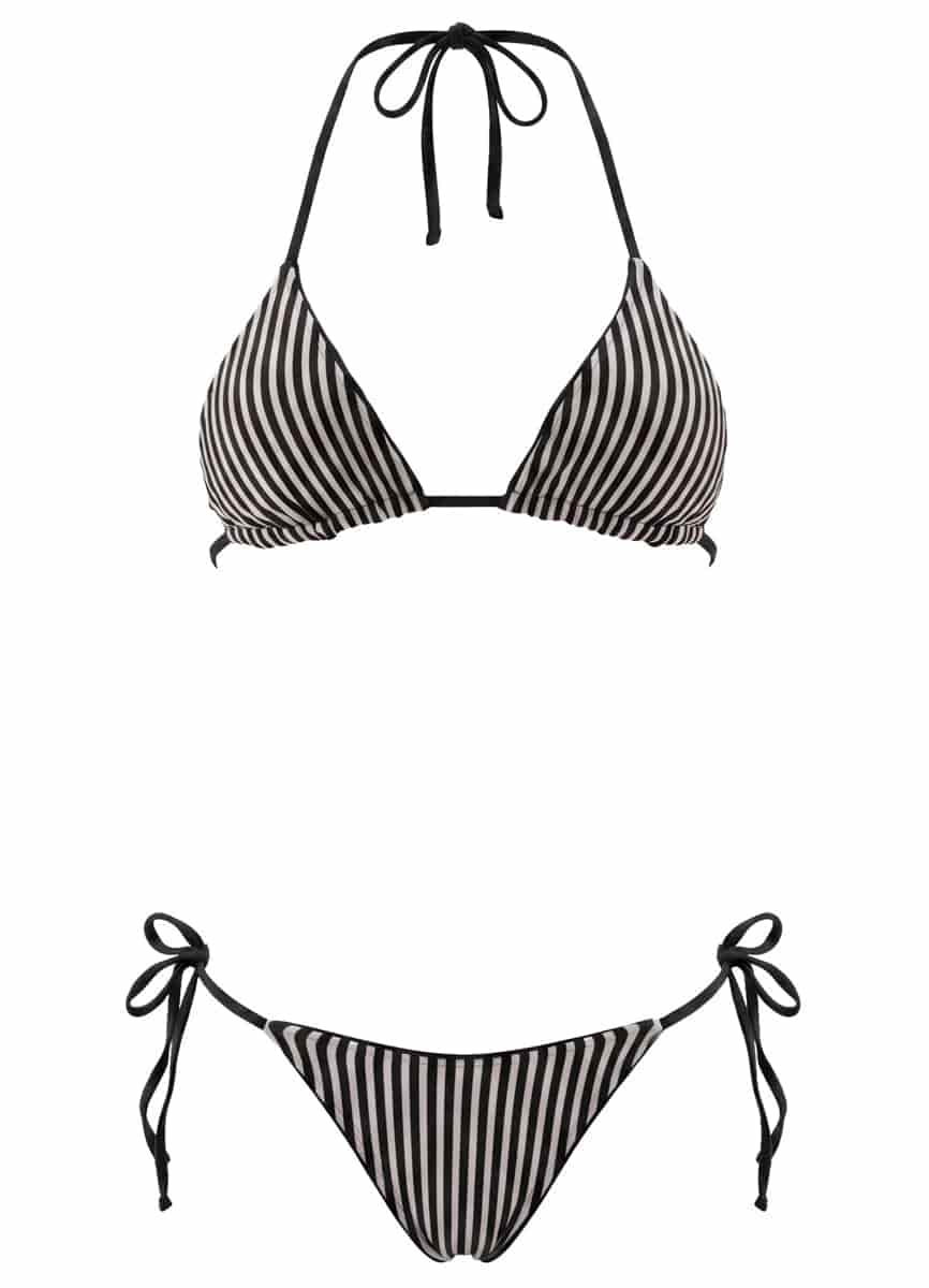 Maaji Jade Black Sunning Low Rise Tie Side Bikini Bottom - miniatura 6