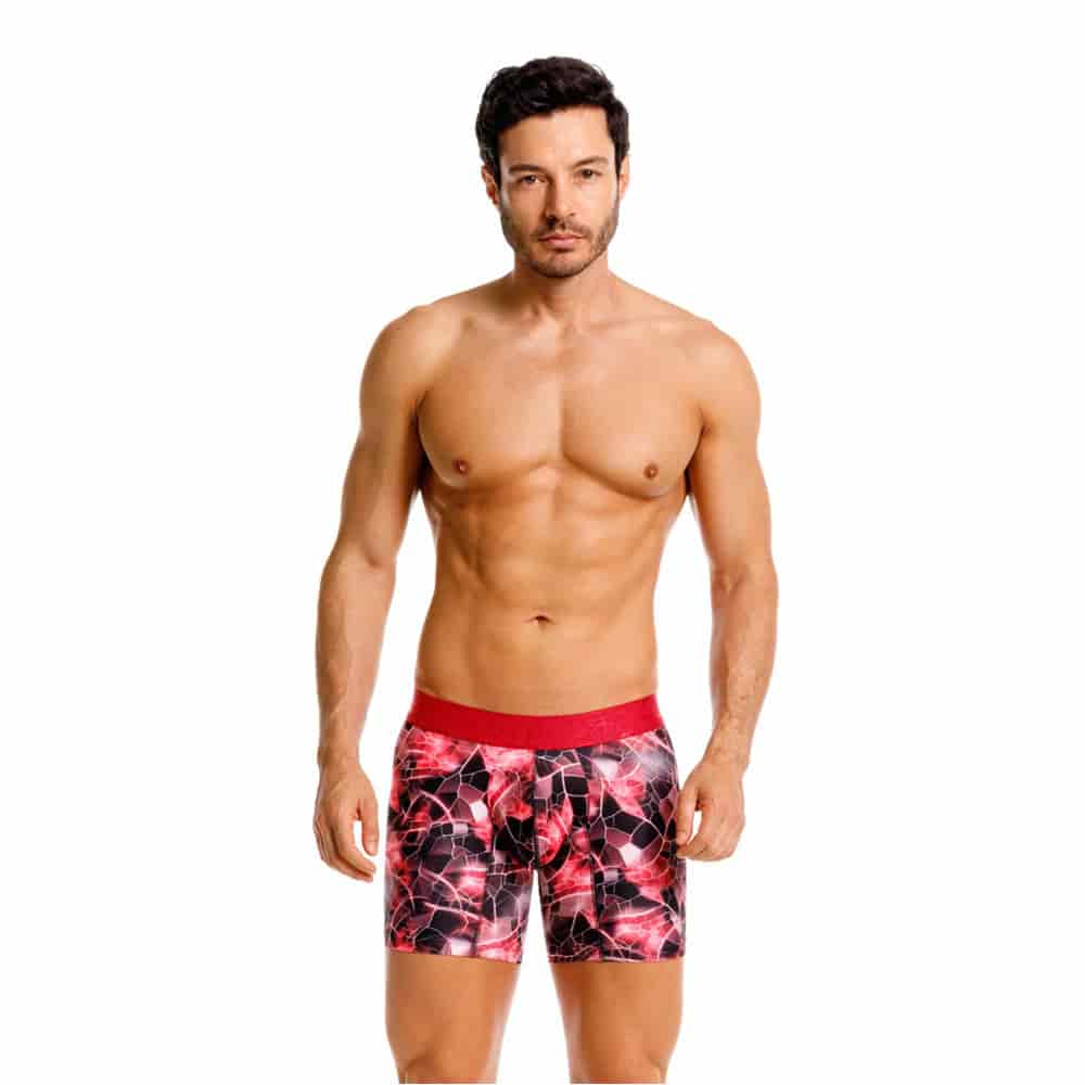 BOXER MEDIO GARNET ROJO - miniatura 4