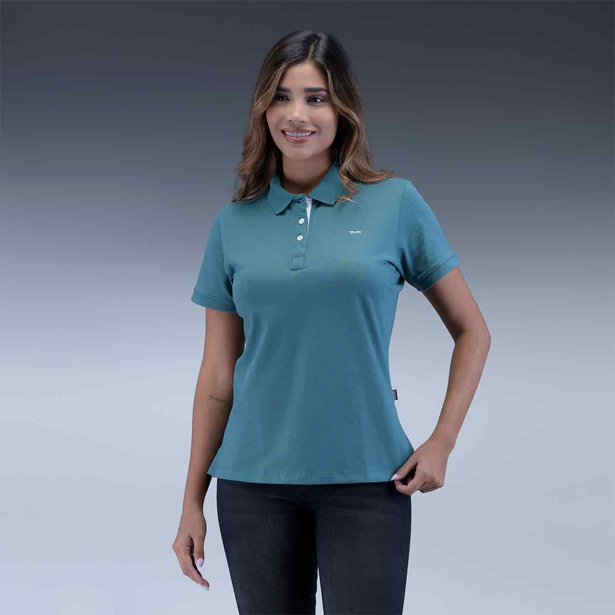 Polo Verde Mujer - miniatura 1