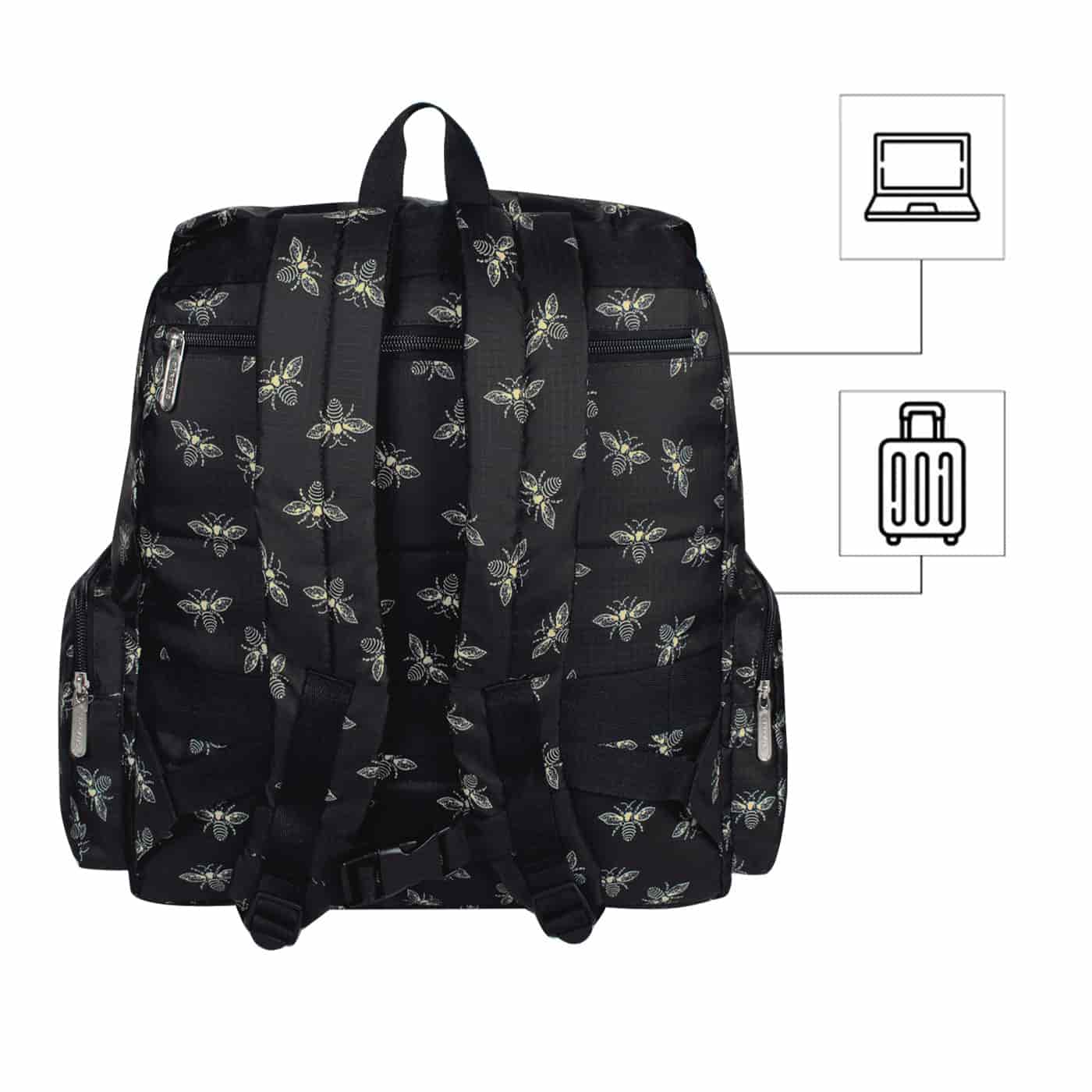 Morral Mochilero Pequeno  ULTRA Estampado Queen Citybags Multicolor - miniatura 4