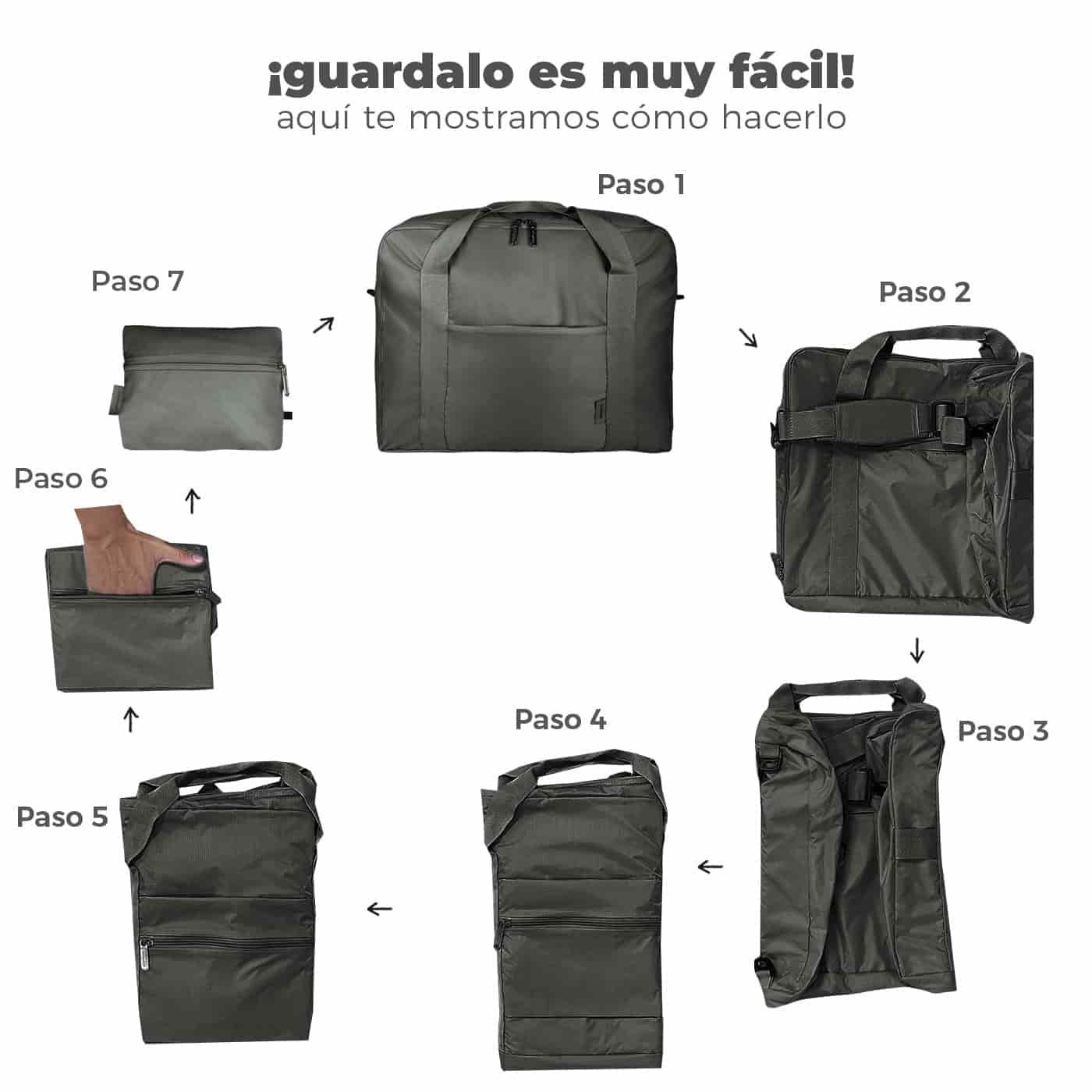 Maleta Articulo Personal Plegable ULTRA Estampado Amazonas Citybags Multicolor - miniatura 6