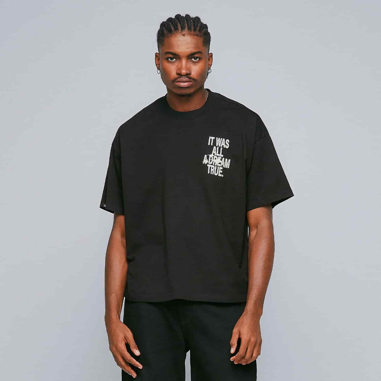 Dreams Boxy Tee - Black - miniatura 10