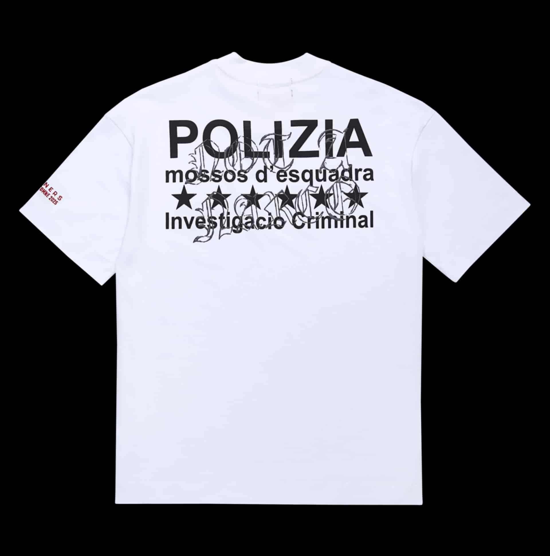 POLIZIA WHITE T-SHIRT - miniatura 1