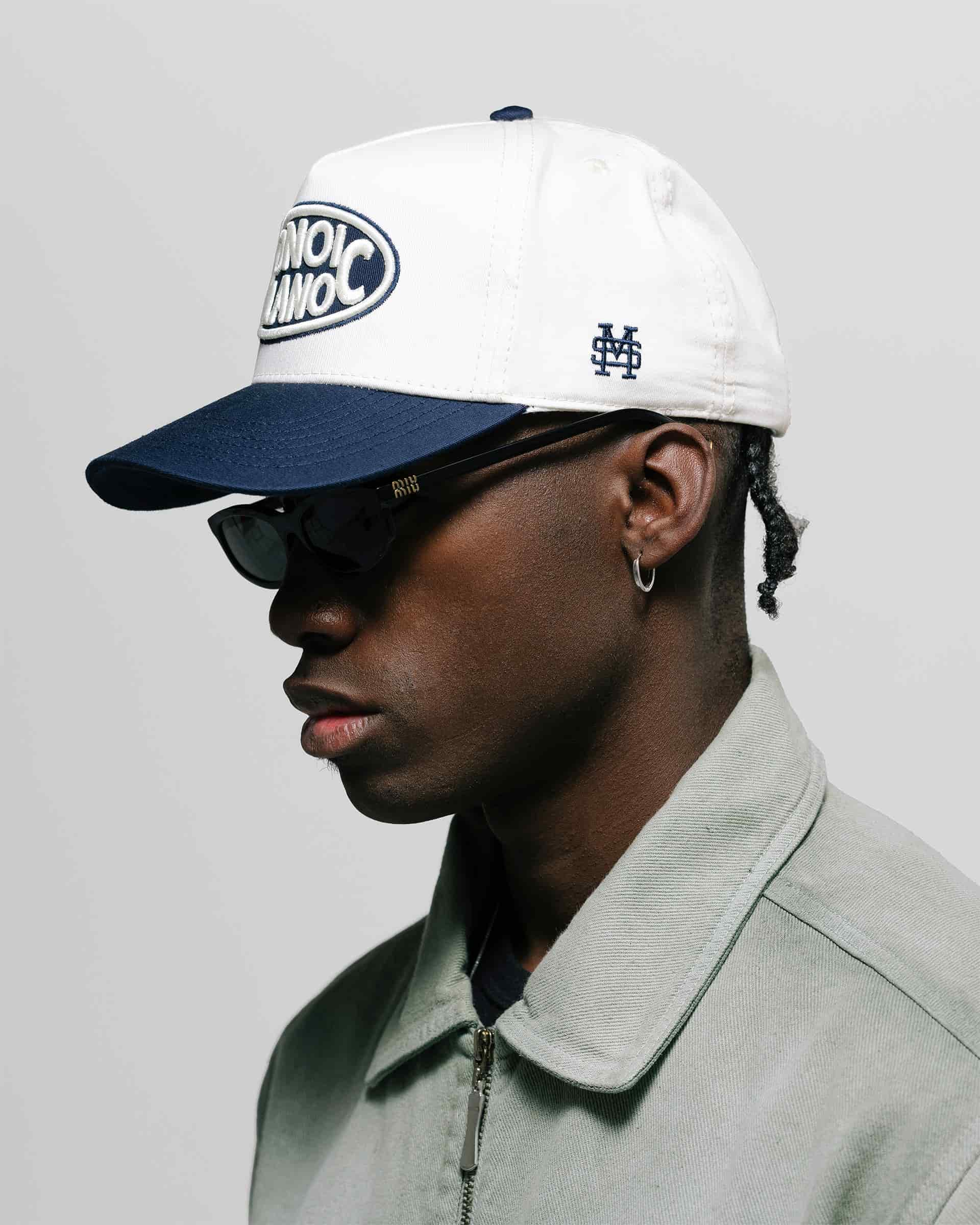 Gorra Milano - Crema y Azul - miniatura 2