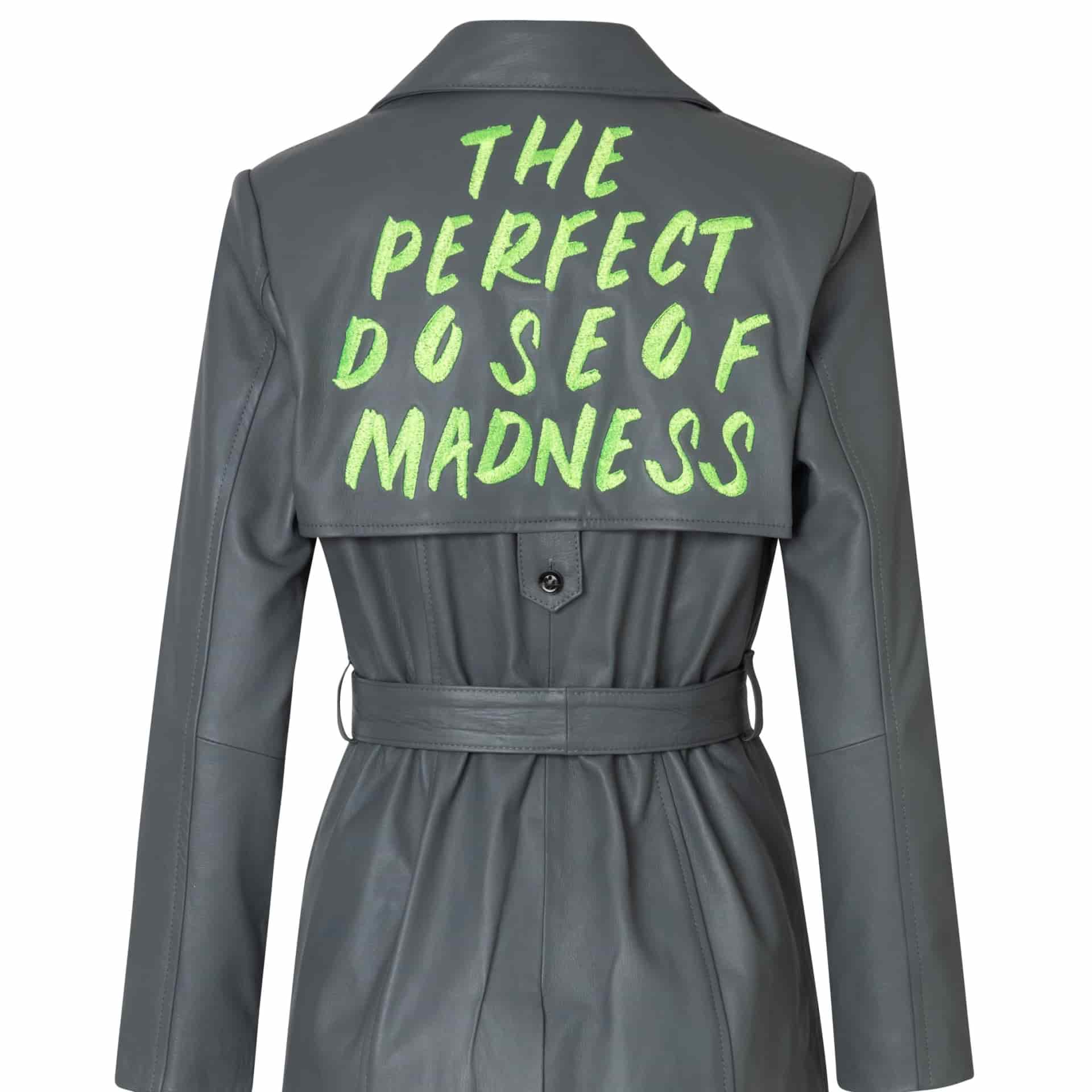 TRENCH coat - GREY - the PERFECT dose OF madness - - miniatura 3