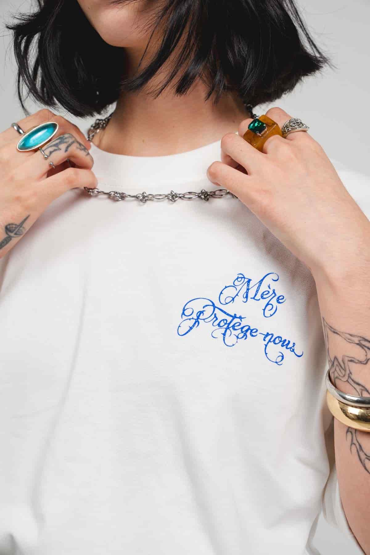 Camiseta María Protégenos - miniatura 4