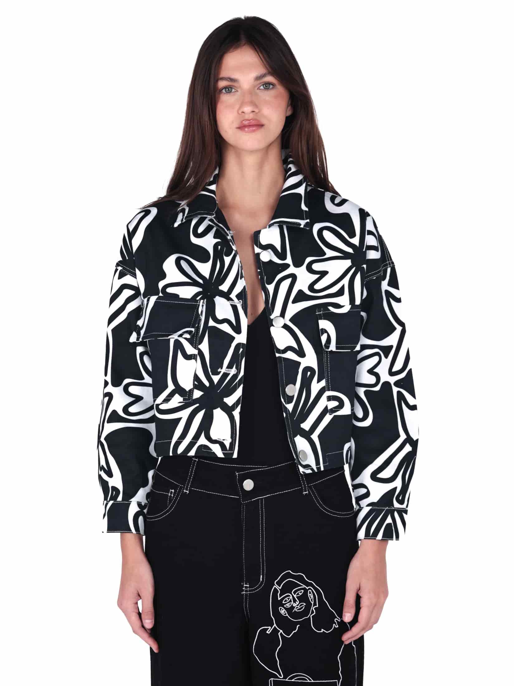 Chaqueta Las flores de Chava - miniatura 1