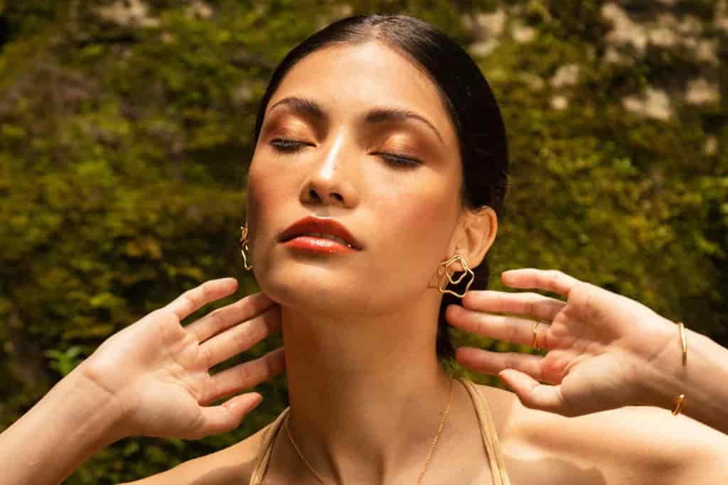 Aretes Inírida - Espejo de sol - miniatura 4