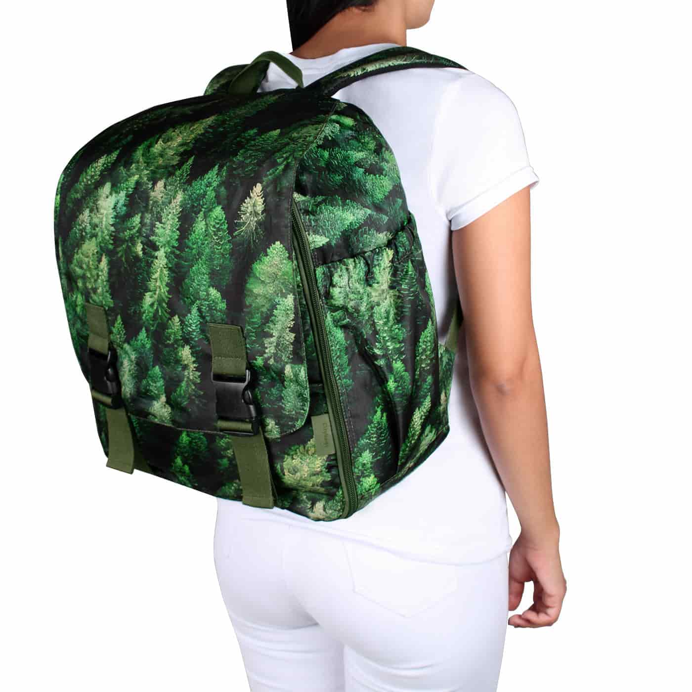 Morral Cabina Tapa Ultra Estampado Bosque Citybags - miniatura 6