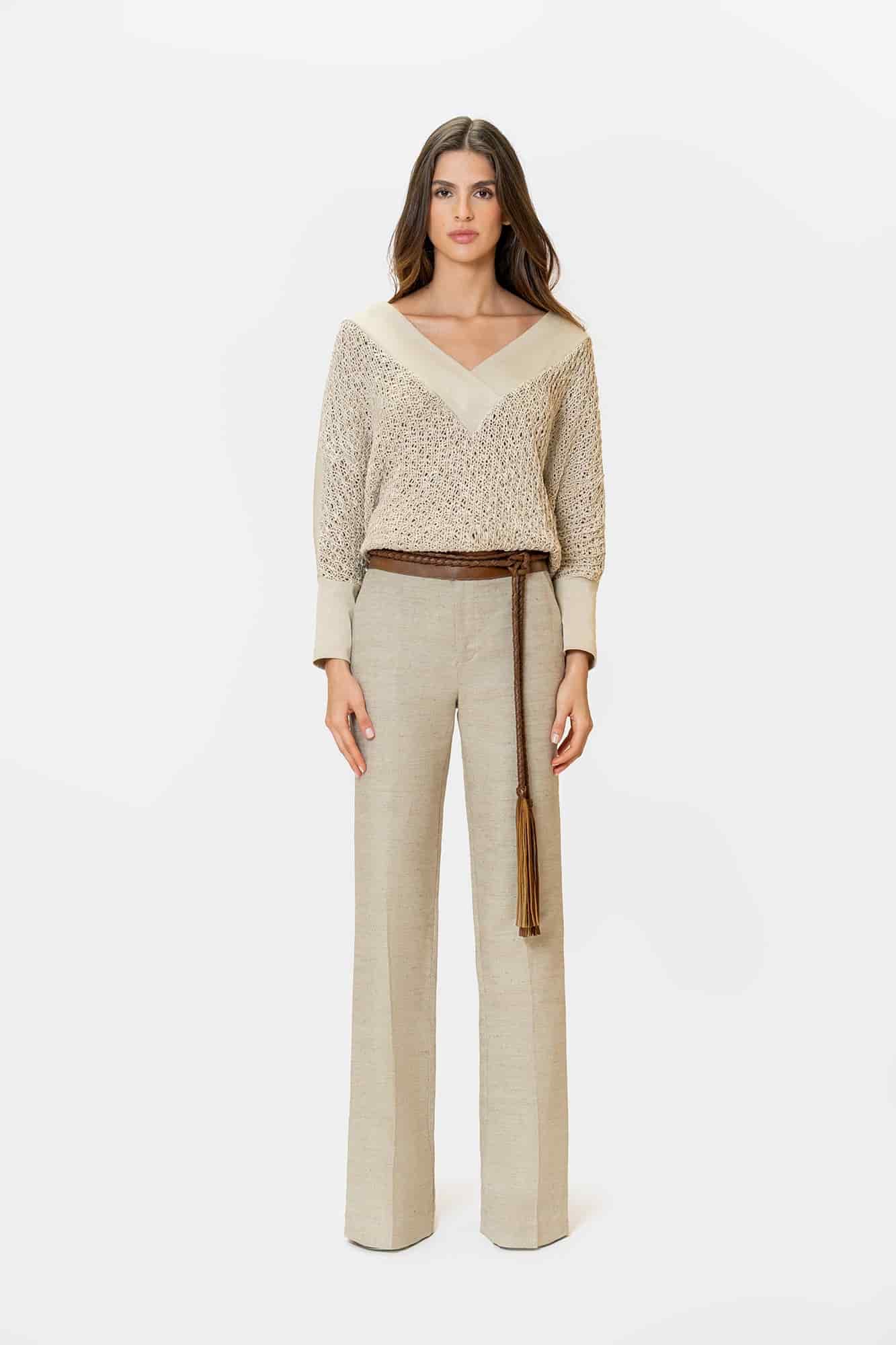 Pantalón Vertice Beige - miniatura 2