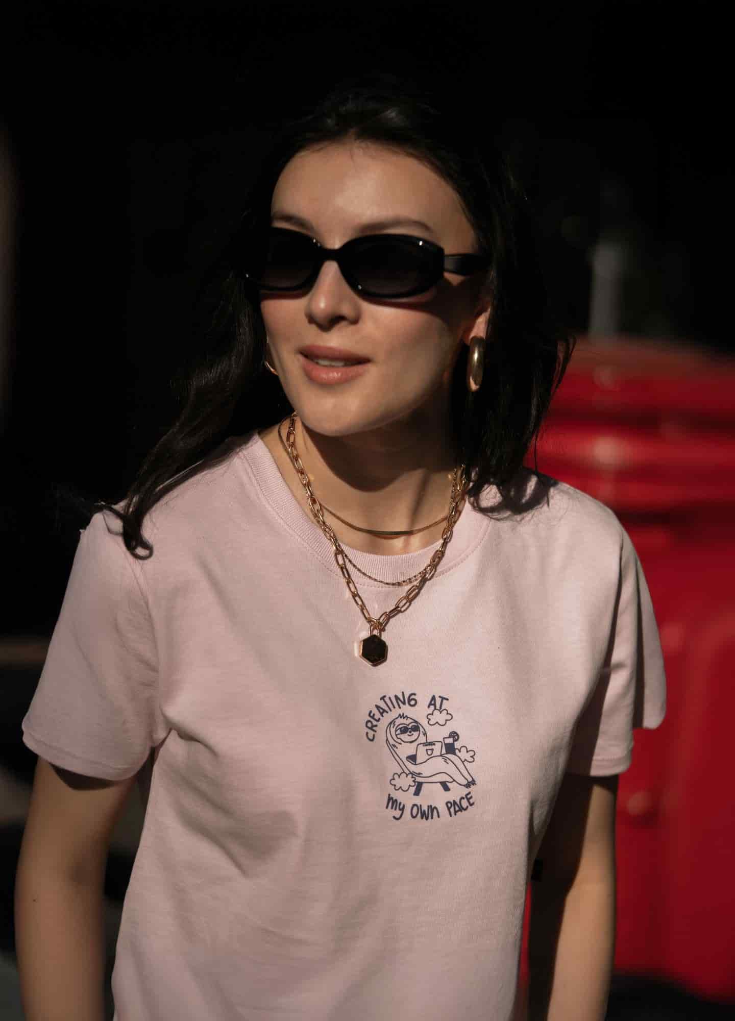 Own Pace Crop Top – Rosa - miniatura 3